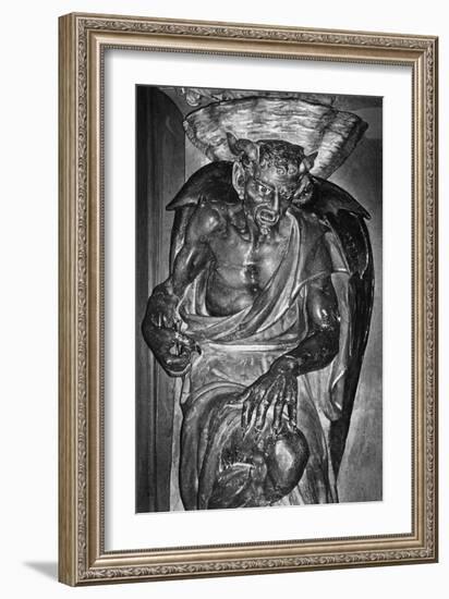 The Demon Asmodeus, the Church of St Mary Magdalen, Rennes-Le-Chateau, France-Simon Marsden-Framed Giclee Print