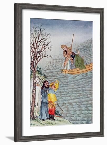 The Demons of Blackwater River Carry Away the Master-null-Framed Giclee Print
