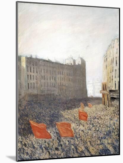 The Demonstration, 1905-Théophile Alexandre Steinlen-Mounted Giclee Print