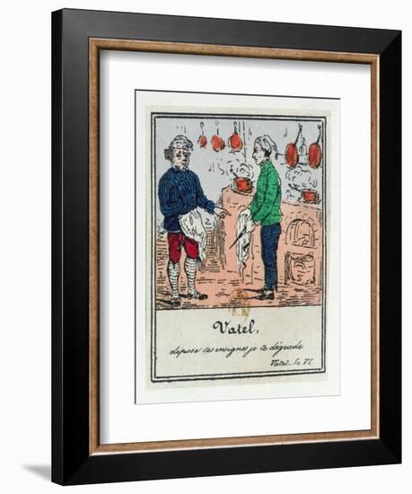 The Demotion of Vatel, Scenes from Early 19th Century Parisian Vaudeville and Opera, c.1825-35-null-Framed Giclee Print