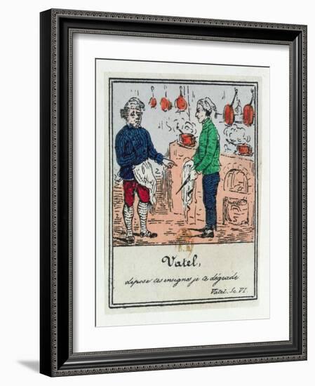 The Demotion of Vatel, Scenes from Early 19th Century Parisian Vaudeville and Opera, c.1825-35-null-Framed Giclee Print