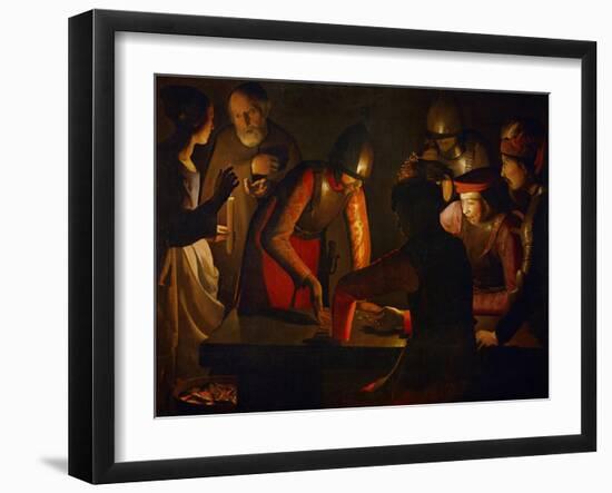 The Denial of Saint Peter, 1650-Georges de La Tour-Framed Giclee Print