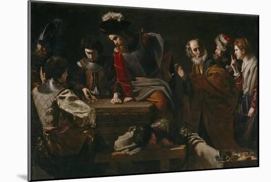 The Denial of Saint Peter, Ca 1625-Nicolas Tournier-Mounted Giclee Print