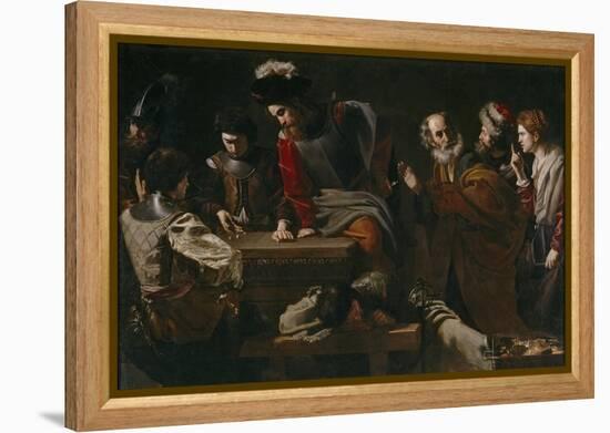 The Denial of Saint Peter, Ca 1625-Nicolas Tournier-Framed Premier Image Canvas