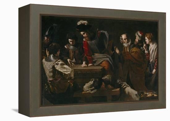 The Denial of Saint Peter, Ca 1625-Nicolas Tournier-Framed Premier Image Canvas