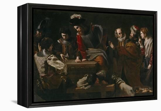 The Denial of Saint Peter, Ca 1625-Nicolas Tournier-Framed Premier Image Canvas