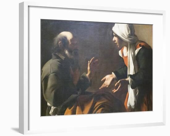 The Denial of Saint Peter-null-Framed Giclee Print