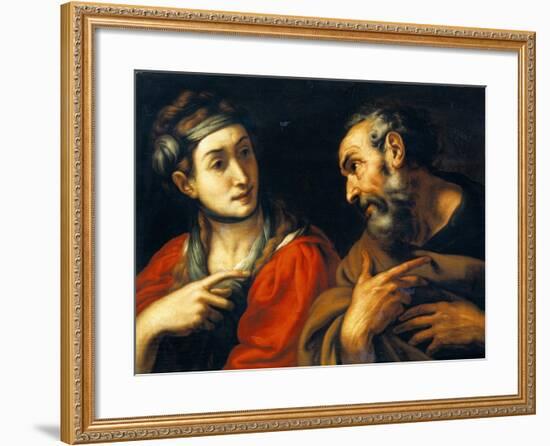 The Denial of Saint Peter-Daniele Crespi-Framed Giclee Print