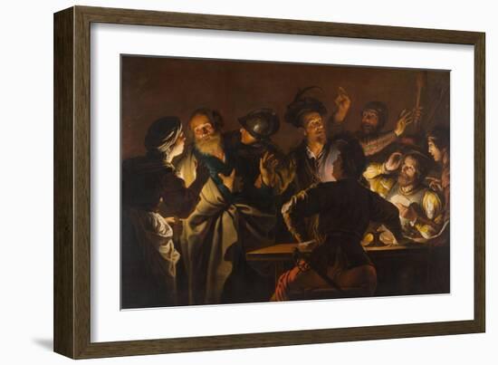 The Denial of St. Peter, c.1620-1625-Gerard Seghers-Framed Giclee Print