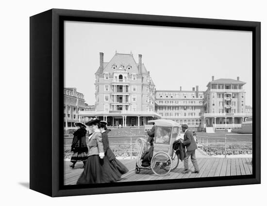 The Dennis Hotel, Atlantic City, N.J.-null-Framed Stretched Canvas