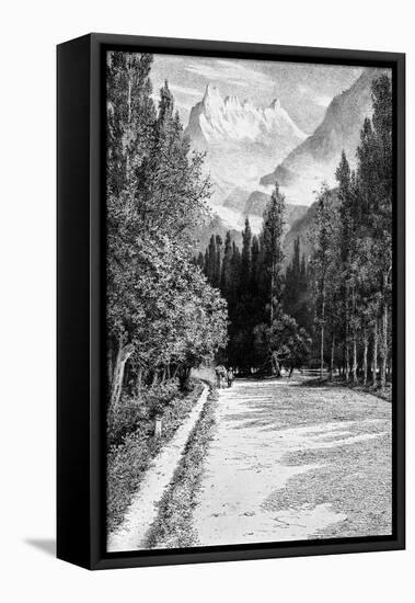 The Dent Du Midi from the Valley of the Rhone, 1900-Clifford Harrison-Framed Premier Image Canvas