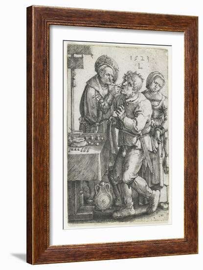 The Dentist, 1523-Lucas van Leyden-Framed Giclee Print