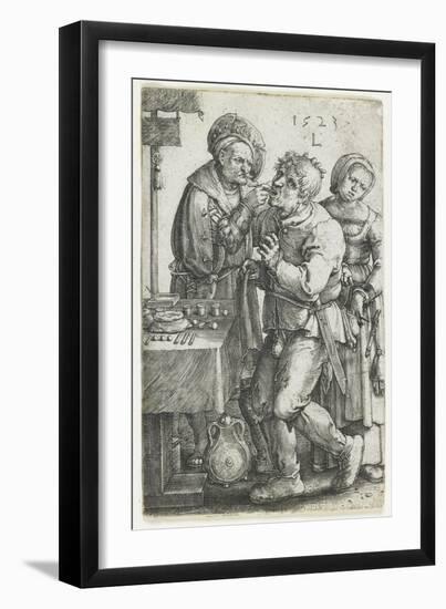 The Dentist, 1523-Lucas van Leyden-Framed Giclee Print