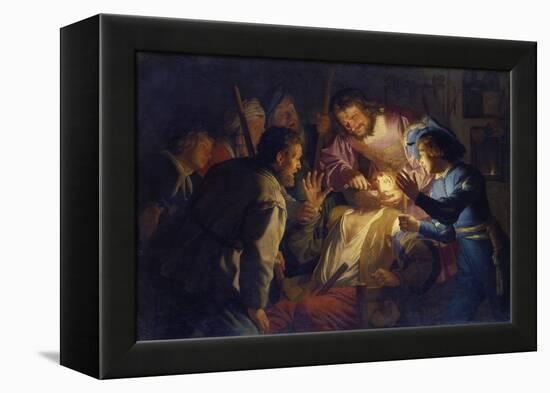 The Dentist, 1622-Gerrit van Honthorst-Framed Premier Image Canvas