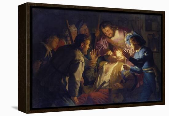 The Dentist, 1622-Gerrit van Honthorst-Framed Premier Image Canvas