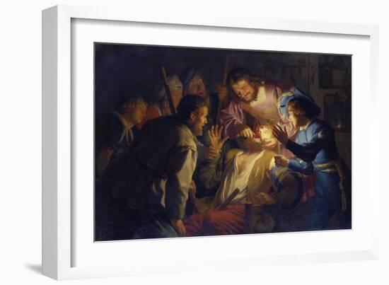 The Dentist, 1622-Gerrit van Honthorst-Framed Giclee Print