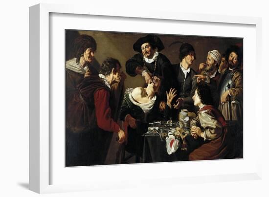 The Dentist. C. 1628-Theodore Chasseriau-Framed Giclee Print