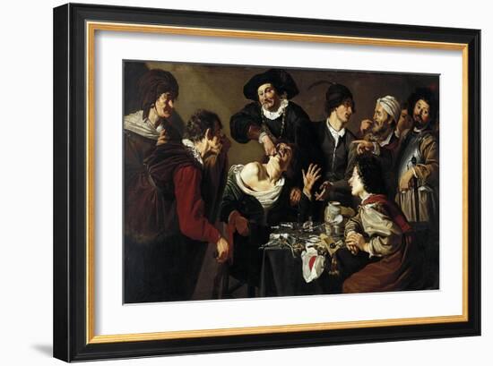 The Dentist. C. 1628-Theodore Chasseriau-Framed Giclee Print