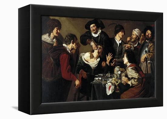 The Dentist. C. 1628-Theodore Chasseriau-Framed Premier Image Canvas