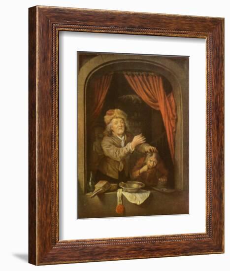 The Dentist-Gerard Dou-Framed Collectable Print