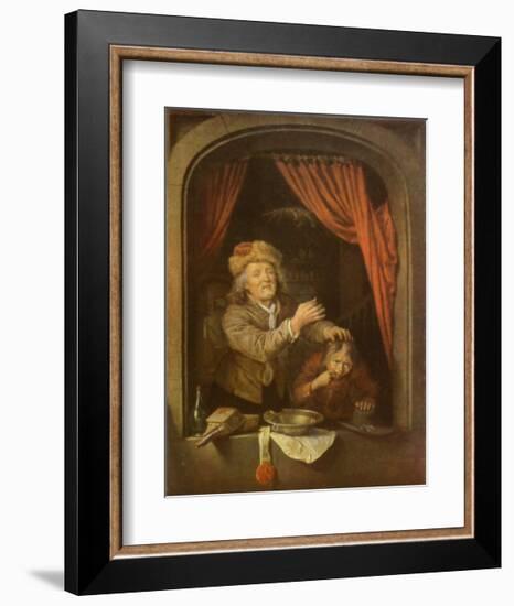 The Dentist-Gerard Dou-Framed Collectable Print