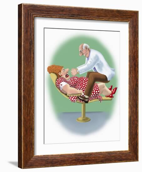 The Dentist-Linda Braucht-Framed Giclee Print