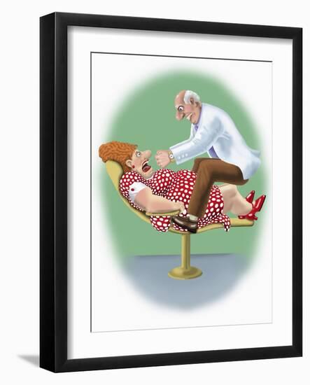 The Dentist-Linda Braucht-Framed Giclee Print