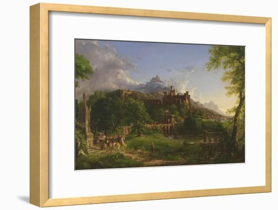 The Departure, 1837-Thomas Cole-Framed Giclee Print