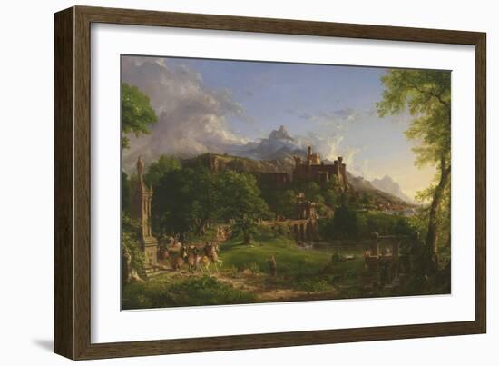 The Departure, 1837-Thomas Cole-Framed Giclee Print