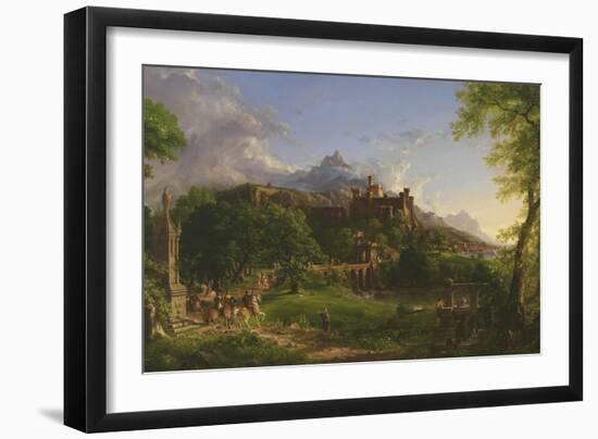 The Departure, 1837-Thomas Cole-Framed Giclee Print