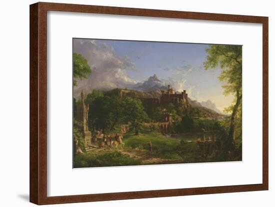 The Departure, 1837-Thomas Cole-Framed Giclee Print