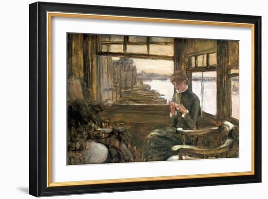 The Departure, 19th-Early 20th Century-James Jacques Joseph Tissot-Framed Giclee Print