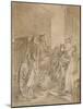 The Departure by Coach, C.1780-89-Jean-Honore Fragonard-Mounted Giclee Print