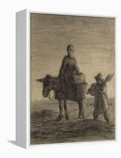 The Departure for Work, 1857-Jean-Francois Millet-Framed Premier Image Canvas