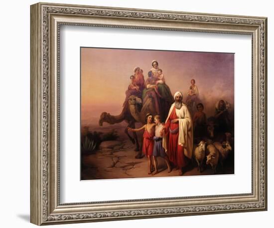 The Departure of Abraham, 1850-Josef Molnar-Framed Giclee Print