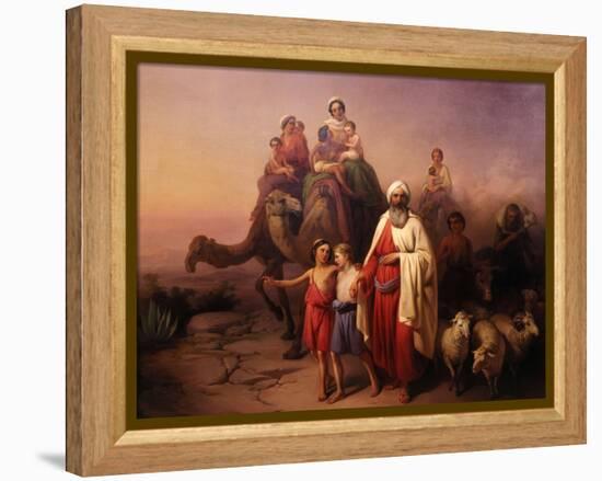 The Departure of Abraham, 1850-Josef Molnar-Framed Premier Image Canvas