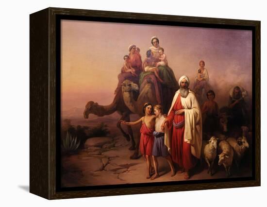 The Departure of Abraham, 1850-Josef Molnar-Framed Premier Image Canvas