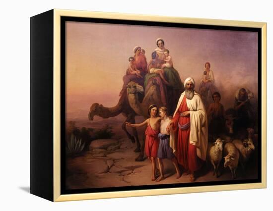 The Departure of Abraham, 1850-Josef Molnar-Framed Premier Image Canvas