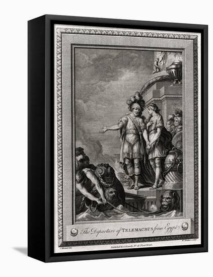 The Departure of Telemachus from Egypt, 1775-W Walker-Framed Premier Image Canvas