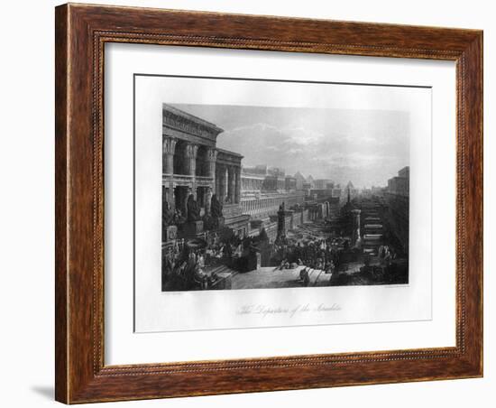 The Departure of the Israelites, 19th Century-R Hinshelwood-Framed Giclee Print