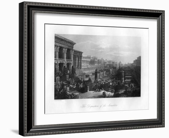 The Departure of the Israelites, 19th Century-R Hinshelwood-Framed Giclee Print