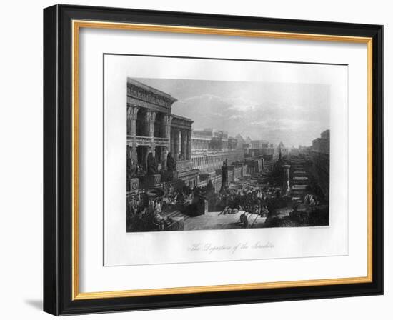 The Departure of the Israelites, 19th Century-R Hinshelwood-Framed Giclee Print