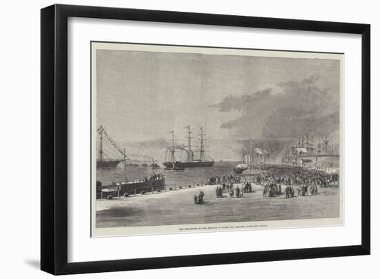 The Departure of the Marquis of Lorne and Princess Louise for Canada-Thomas Harrington Wilson-Framed Giclee Print