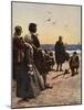 The Departure of the Mayflower-Arthur C. Michael-Mounted Giclee Print