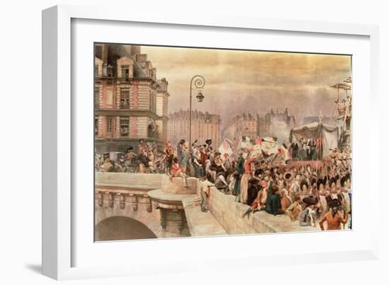 The Departure of the Volunteers-Jean-Baptiste Edouard Detaille-Framed Giclee Print