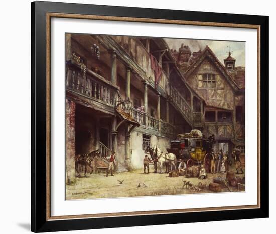 The Departure-Frank Moss Bennett-Framed Giclee Print