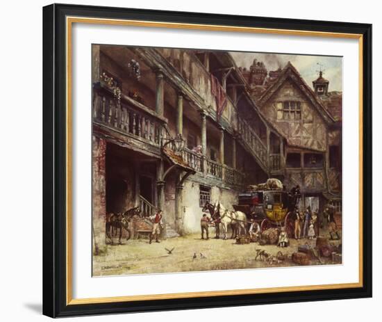 The Departure-Frank Moss Bennett-Framed Giclee Print