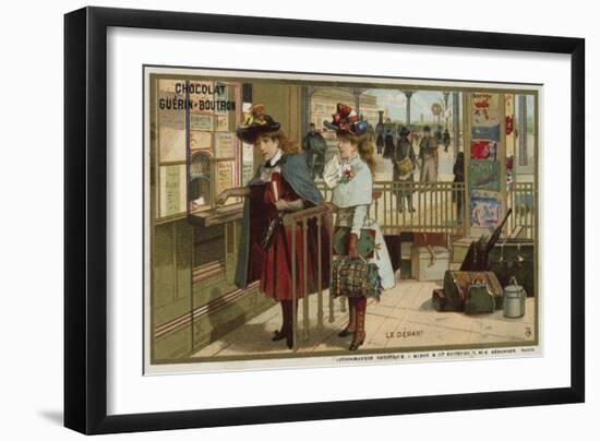 The Departure-null-Framed Giclee Print