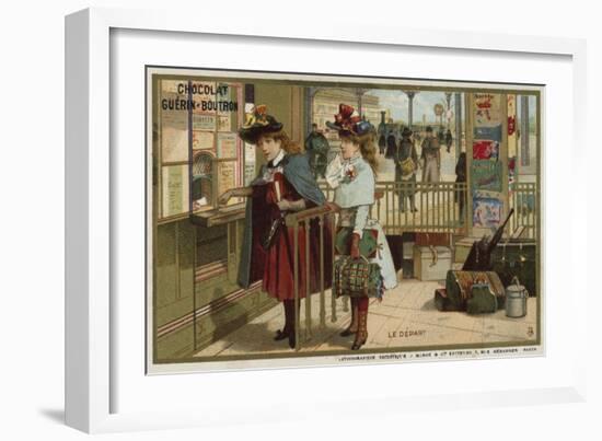 The Departure-null-Framed Giclee Print