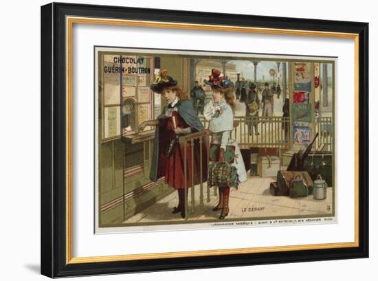 The Departure-null-Framed Giclee Print